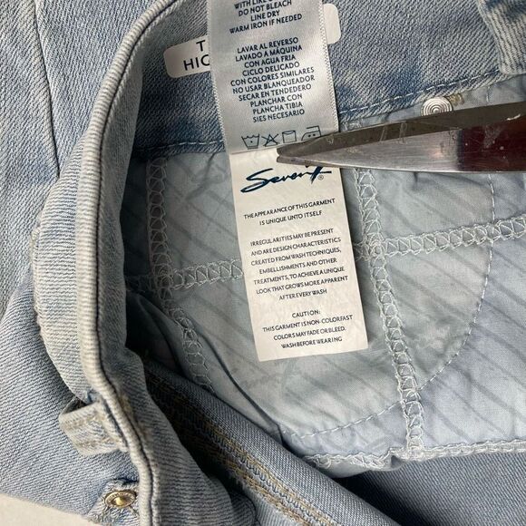 SEVEN7 Women’s Slimming Control Top Jeans Size 16 Inseam 29.5 Skinny High Waist - Picture 7 of 12